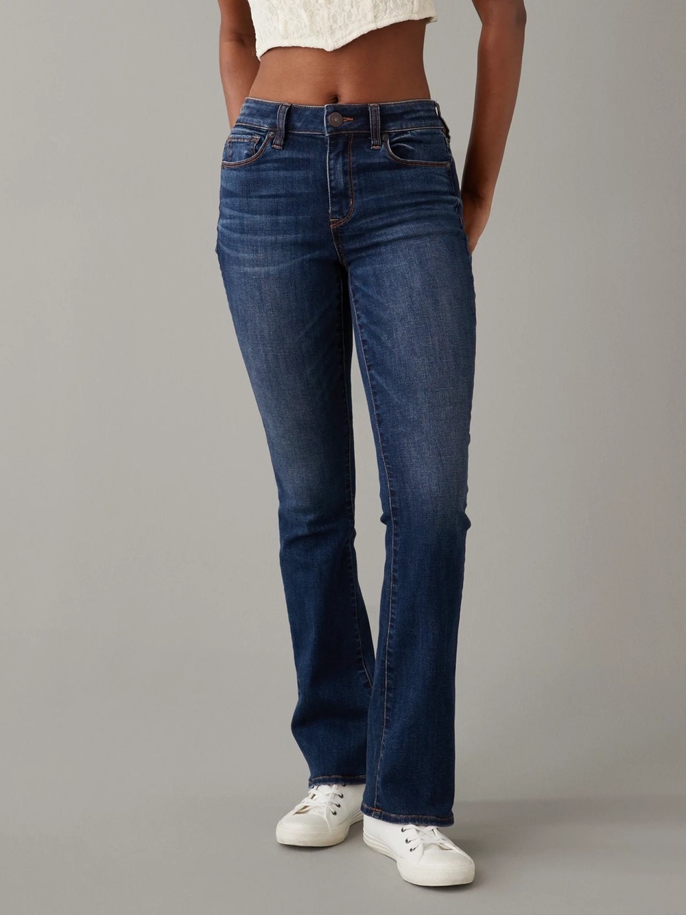 American Eagle Hi-Rise Skinny Kick Jeans